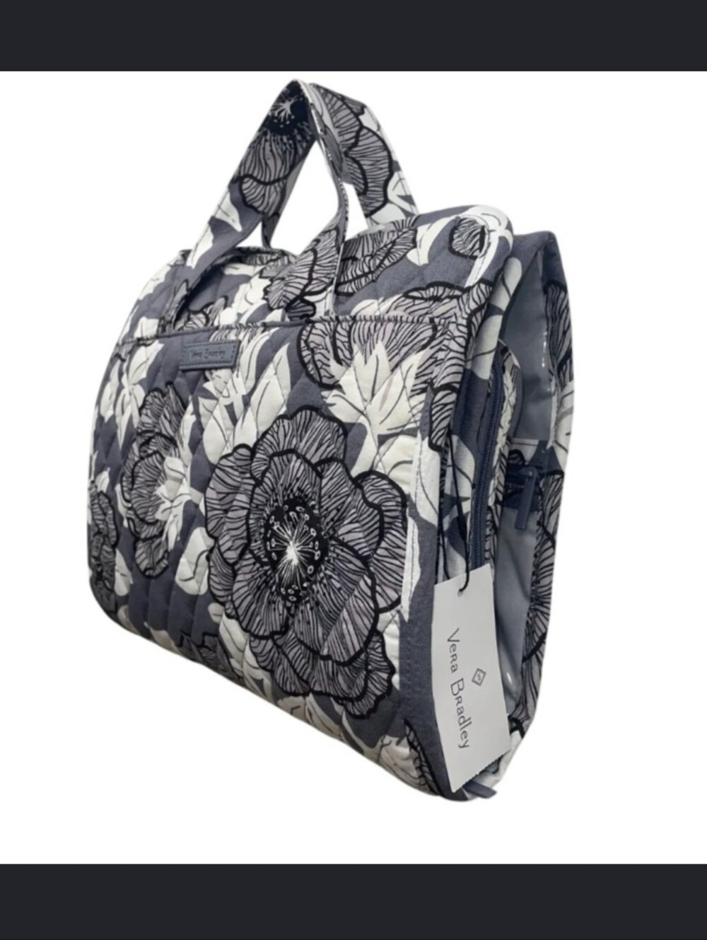 Vera Bradley Hanging Travel Organizer in Moon Shadow Meadow Decor NWT - Picture 3 of 15